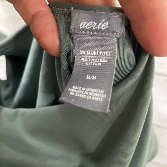 Aerie Sage Green‎ One-Piece Swimsuit - Picture 2 of 4